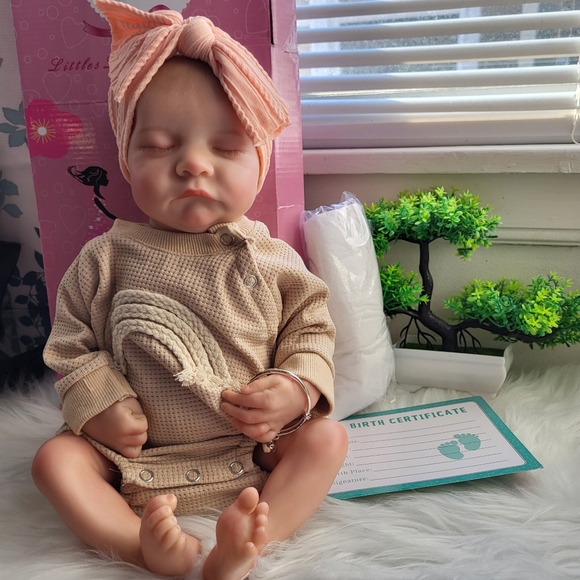 littlers lovers Toys 8 Inches Real Life Size Newborn Baby Doll Toy